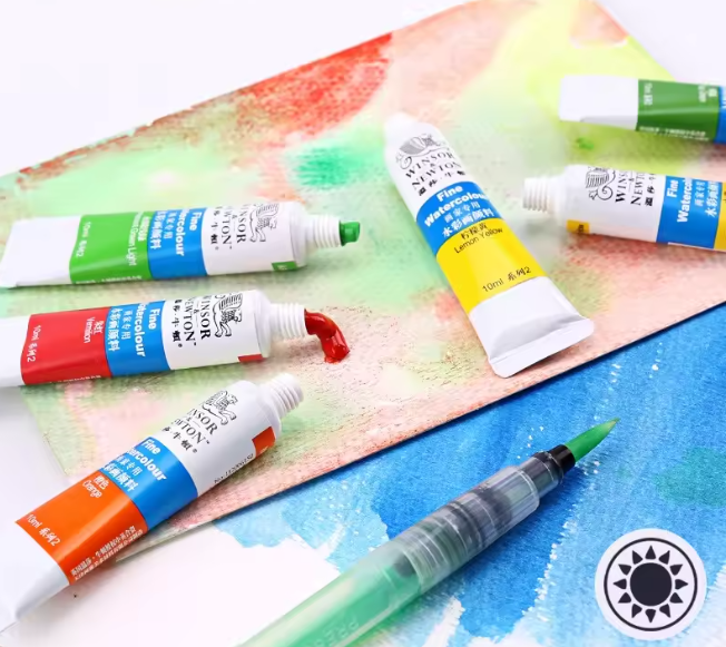 استمتع بتجربة فنية احترافية مع مجموعة الألوان المائية Winsor & Newton الموثوقة عالميًا لجودتها العالية ودرجات ألوانها الغنية.