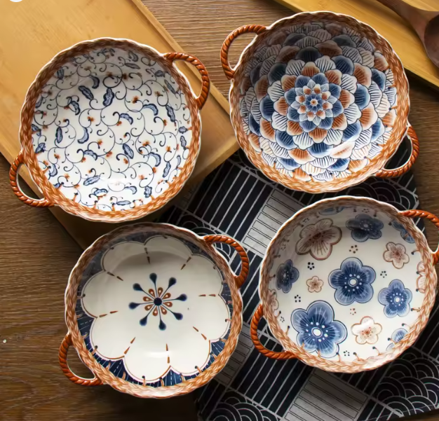 سلطانية سيراميك يابانية 700 مل – حساء، معكرونة وسلطة