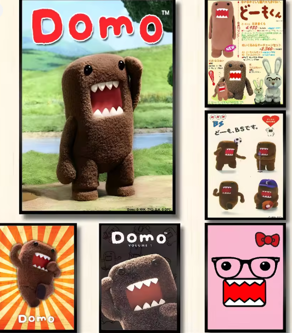 ملصق جدار لطيف دومو كون – فن مقاوم للماء