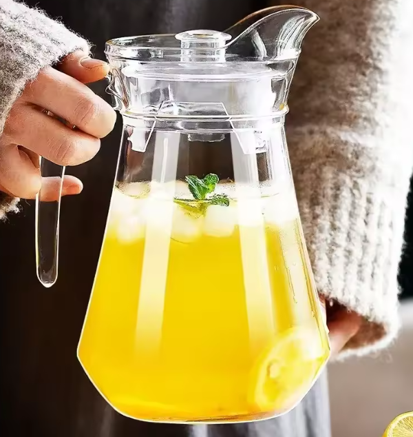 إبريق بلاستيكي متعدد الاستخدامات 33/50/67 أونصة للشاي والعصائر والمشروبات الباردة والساخنة