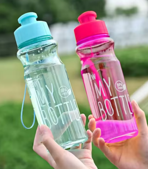 500 مللي زجاجة مياه شفافة كوب رياضي محمول للشرب أدوات المطبخ زجاجة ماء للمدرسةوالسفر فتاة صبي كوب