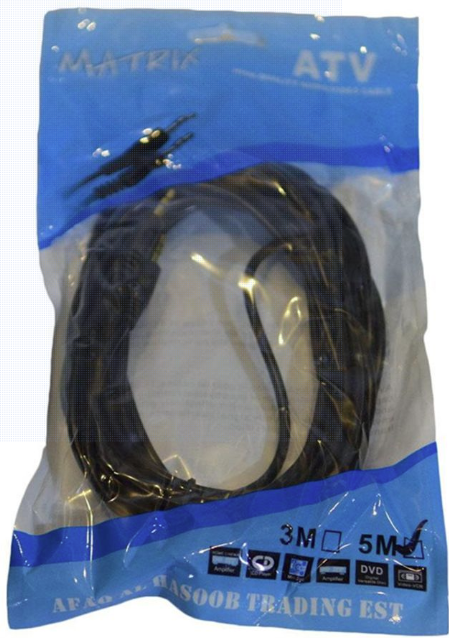 ماتريكس AUX كابل 5متر أسود