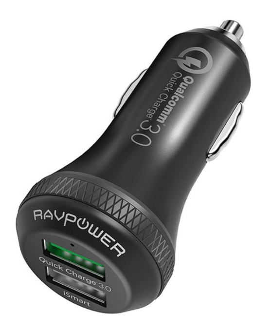 راف باور شاحن سيارة بمنفذ USB ثنائي RP-VC007