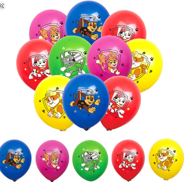 مجموعة بالونات لاتكس باو باترول – ديكور حفلات الأطفال