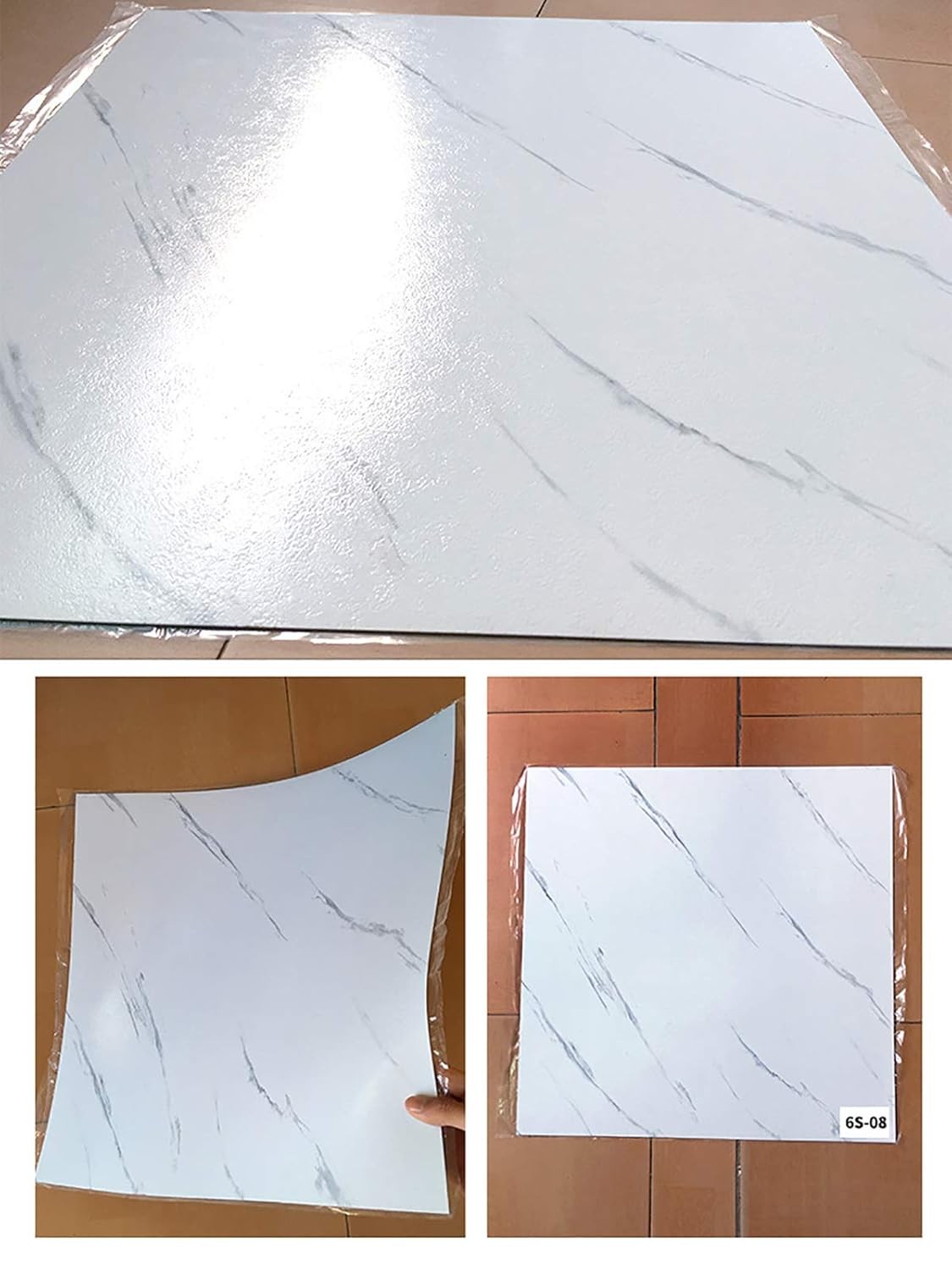 بديل الرخام للحوائط والأرضيات - 2 قطعة بمقاس 30×60 سم