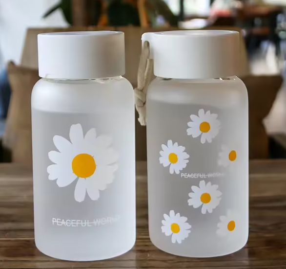 زجاجة مياه مخصصة من الفولاذ المقاوم للصدأ للرجال والنساء – ترمس شرب محمول، قارورة مفرغة الهواء، مناسبة للمشروبات الساخنة والباردة