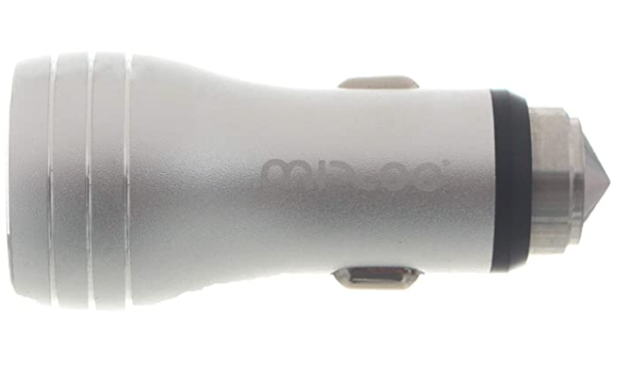 شاحن سيارة من ميزوو CC-16، فضي