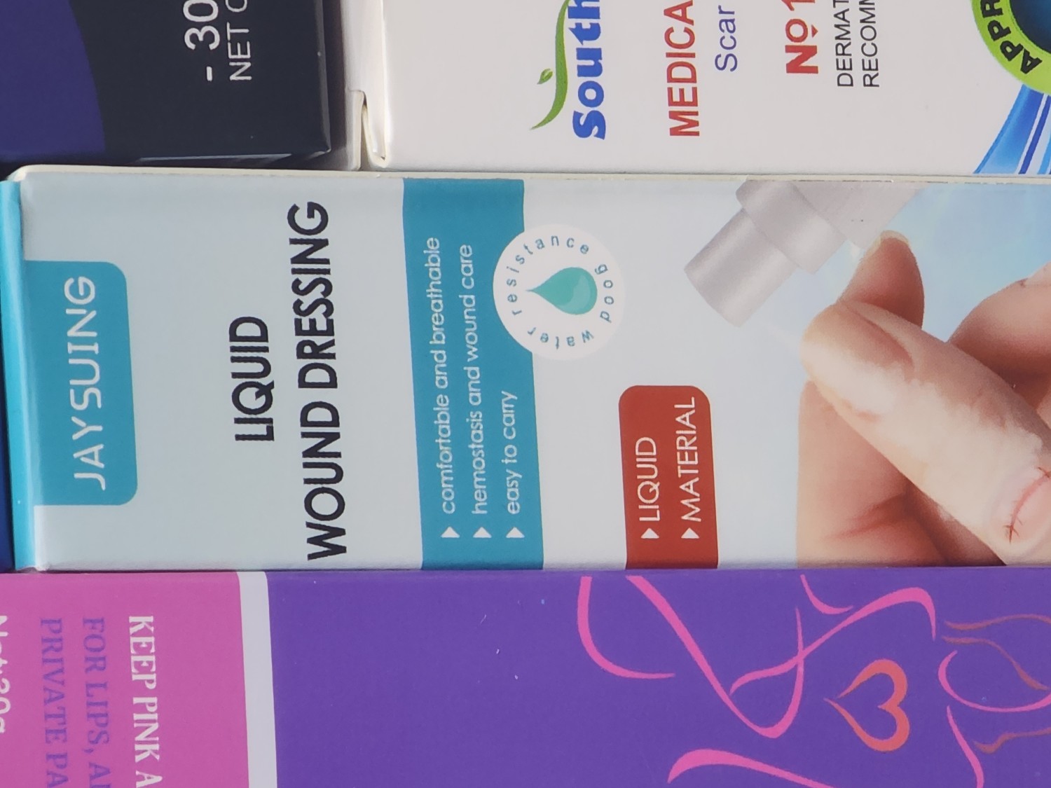 ضماد سائل للجروح.