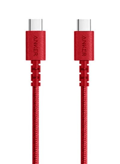 انكر كيبل سلكت بلس تايب سي الى تايب سي 0.9 متر -A8032H91-واللون احمر