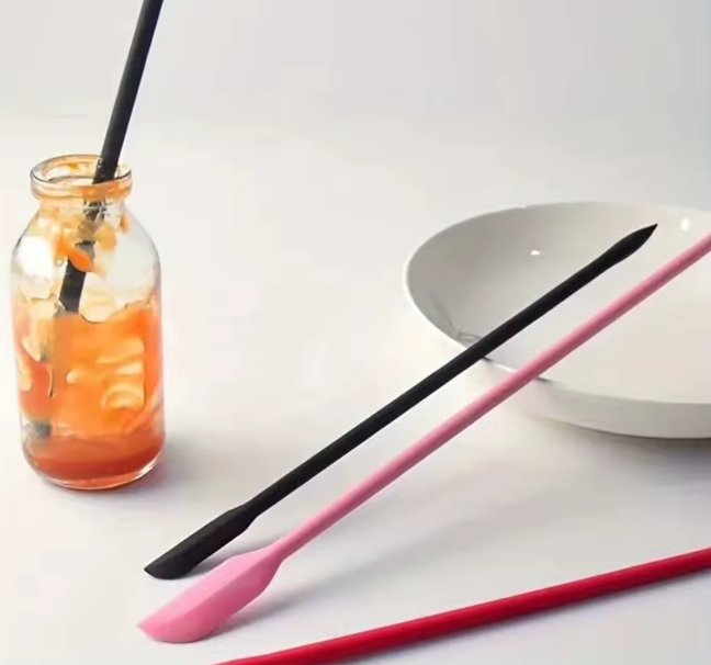 مجموعة 3 ملاعق سيليكون صغيرة برأسين – مقاومة للحرارة، مرنة ومتينة، بأحجام متعددة لتحضير المربى والطهي اليومي