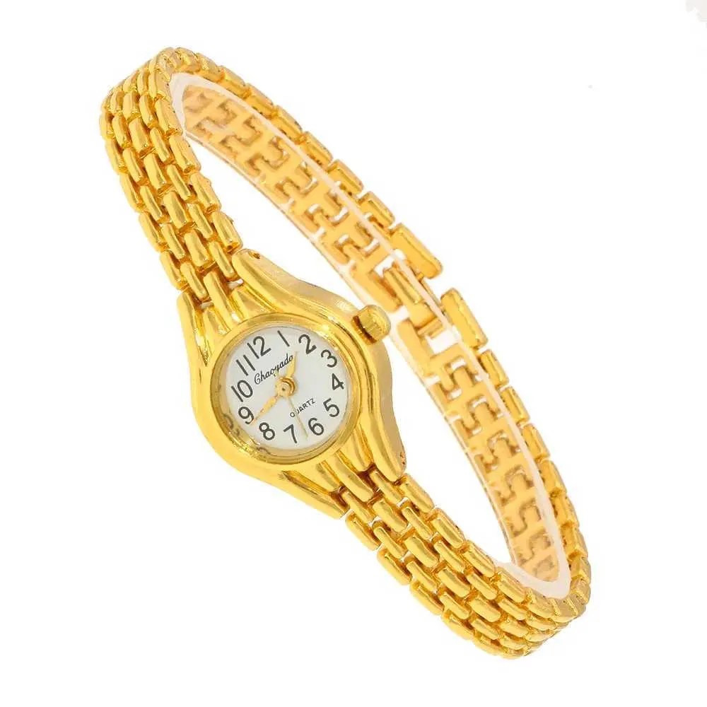 New Arrival Womens Watch Mujer Golden Relojes Small Dial Quartz Casual Watch Popular Watch Hour Womens Elegant Watch Z241226