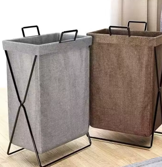 سلة تخزين منزلية قابلة للطي – بسعة كبيرة للملابس القذرة، الألعاب، والوجبات الخفيفة