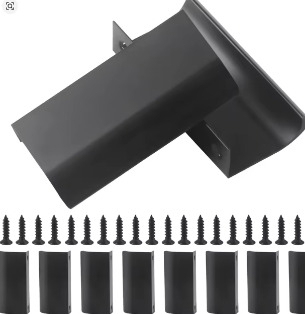 مجموعة 10 مقابض خزانة مخفية سوداء 80 مم – درج غير مرئي للمطبخ والأثاث