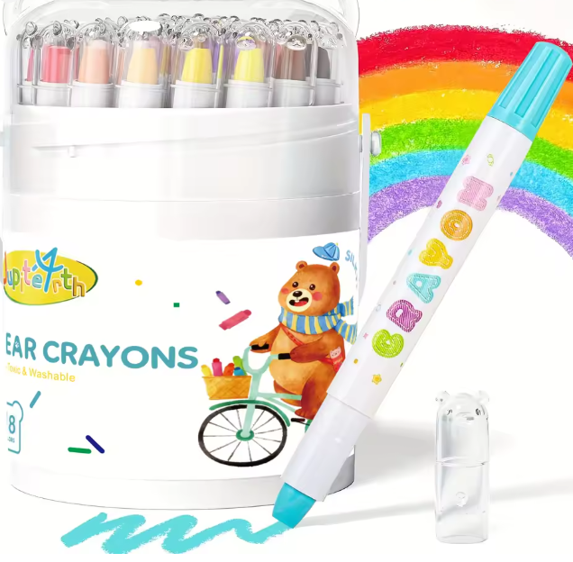 مجموعة أقلام تلوين حريرية ملتوية – 12/24/36/48 لونًا قابلة للغسل، هدية مثالية للرسم والتلوين