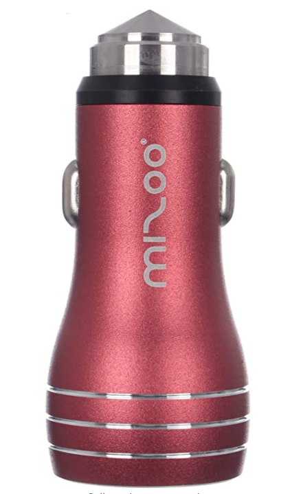 شاحن سيارة من ميزوو CC-16، احمر