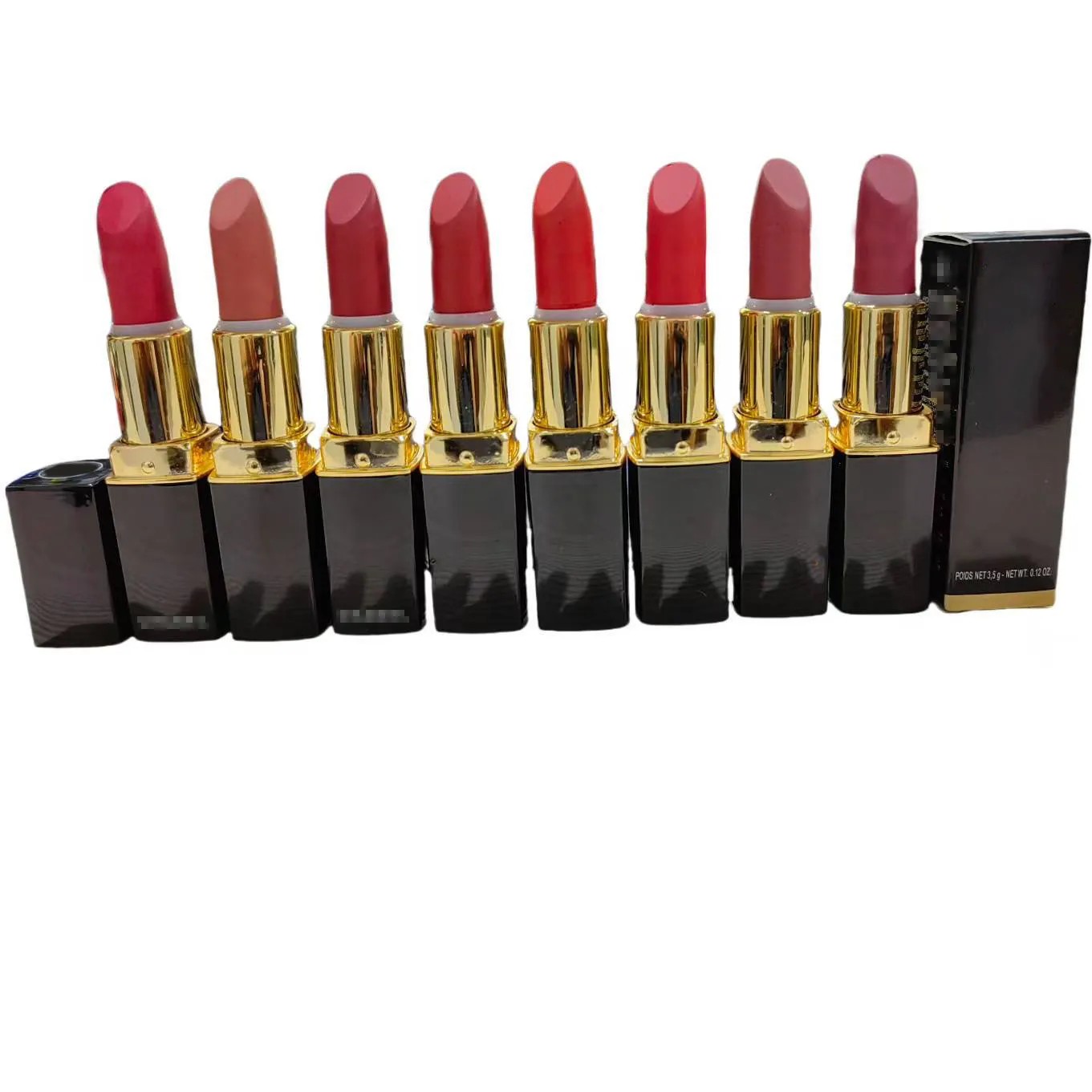 ماكياج العلامة التجارية ذات الجودة العليا باللون الأحمر وشفاه اللمعان روج A Levres Net Net Wt.