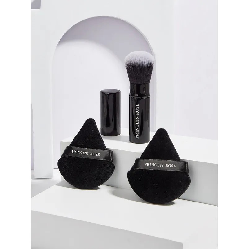 فرشاة مكياج للسفر متعددة الوظائف قابلة للسحب باللون الأسود الأكثر مبيعًا مع نفخة