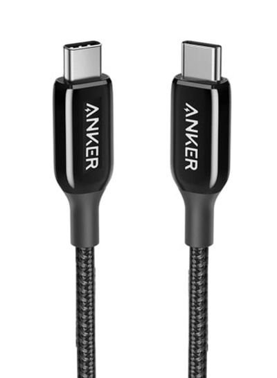 انكر كيبل من مخرج تايب سي الى تايب سي مقاس 3 فت واللون اسود -A8862H11