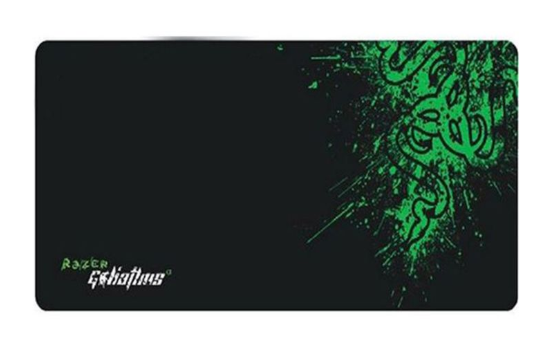 ريزر, وسادة ماوس ألعاب كمبيوتر أسود/أخضر