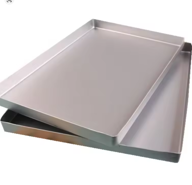 صينية خبز مستطيلة غير لاصقة – فرن ومطبخ، مثالية للبسكويت والخبز