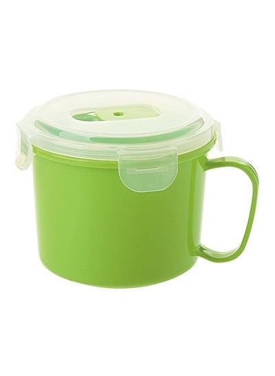 كوب حساء يسعة 450 مليلتر شفاف/أخضر ماركة لامبارت