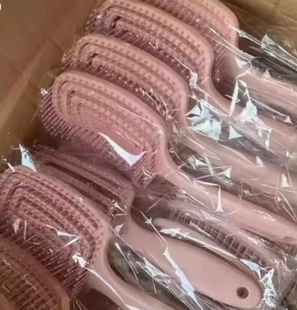 فرشاة شعر لتدليك فروة الرأس – مضادة للساكنة، لفك تشابك الشعر الرطب والجاف