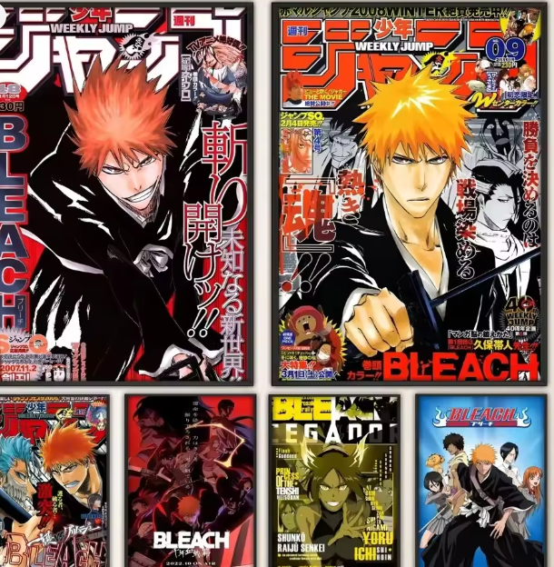 لوحة جدارية – ملصق أنيمي بليتش بأسلوب خيالي