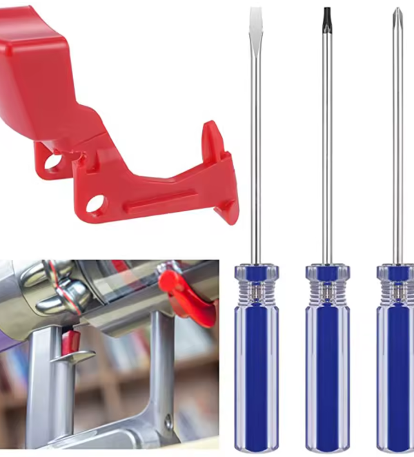 زر زناد بديل أحمر لدَيسون V10/V11 مع 3 مفكات